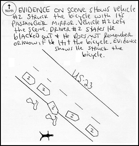 Accident scene diagram