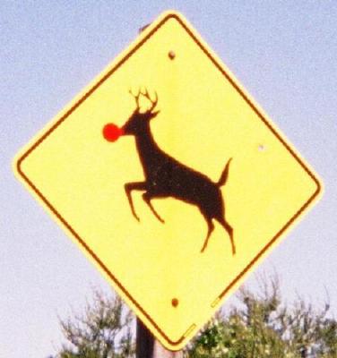 Rudolph crossing!
